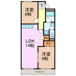 マンション杉の物件間取画像